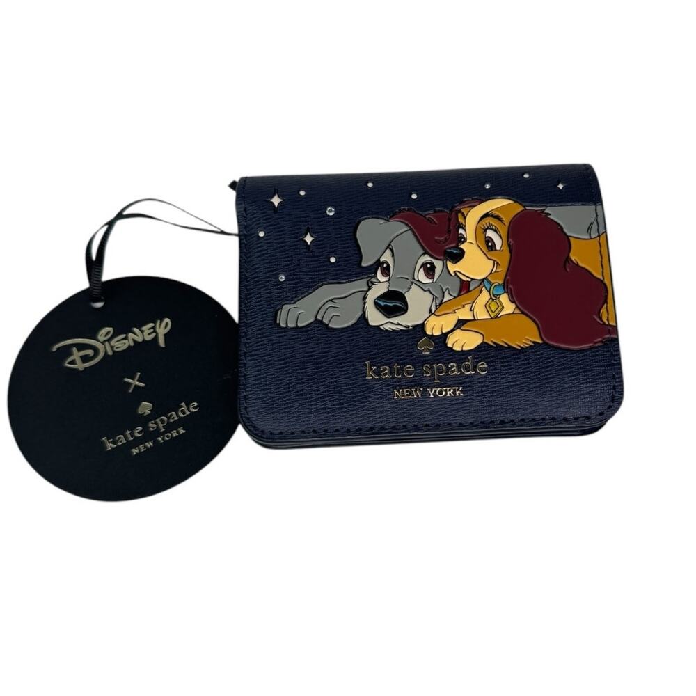 Kate Spade x Disney Lady and the Tramp Wallet Cardholder NWT